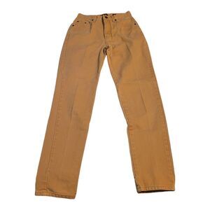 Vintage Levi's 505 Mens Black Jeans Size 42x32 Regular Straight Leg Orange Tab